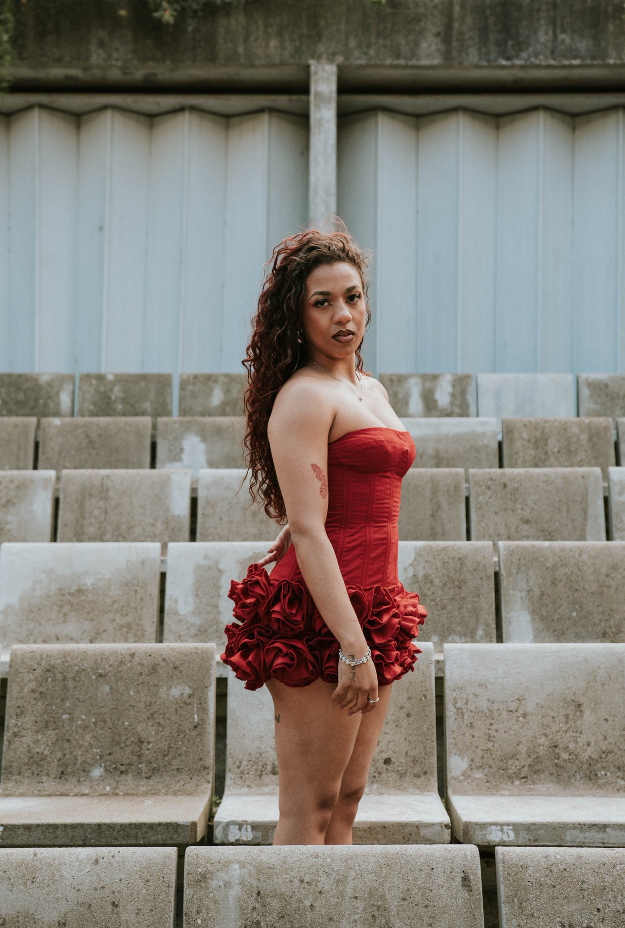 BERRY BLUSHIE MINI SKIRT